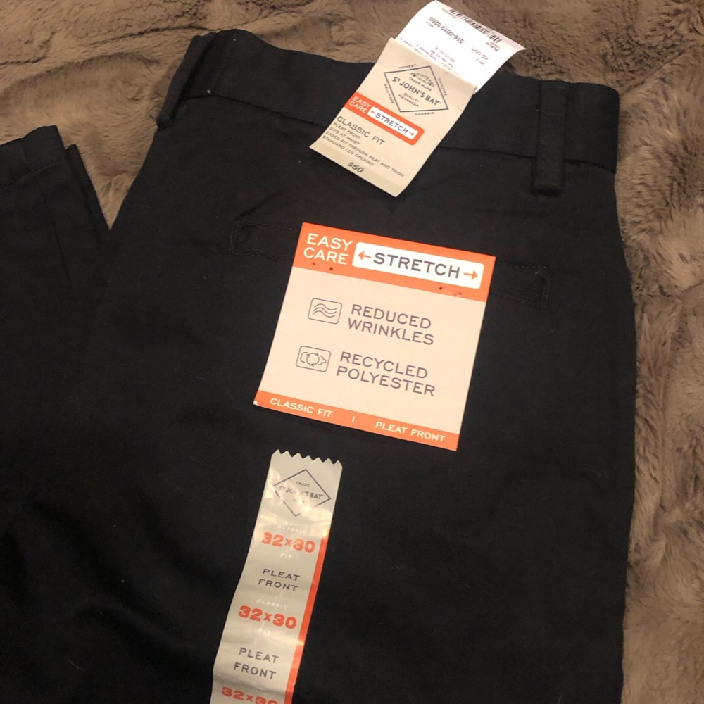 Black twill pant 32x30. New with tag